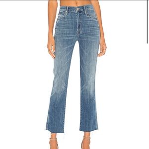 The High Waist Rascal Ankle Fray in Lucky Strike